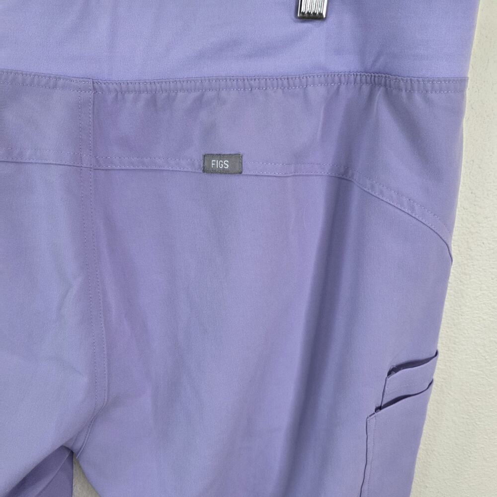 Figs Kade Cargo Scrub Pants Straight Leg Lavender Purple T21004 XL/P Petite - Picture 5 of 8